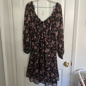 Madewell Dark Floral Dress - Size 16W